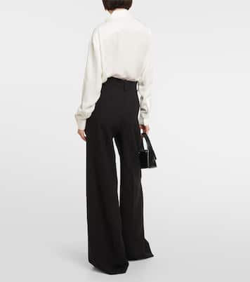 Weite High-Rise-Hose Teyana | Khaite