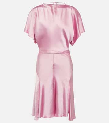 Draped satin minidress | Victoria Beckham