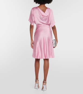Draped satin minidress | Victoria Beckham