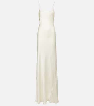 Abito sottoveste in raso | Victoria Beckham