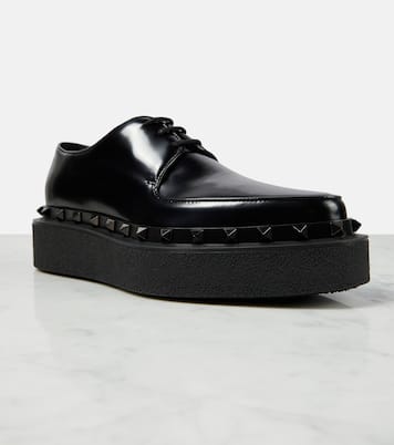 Stringate Rockstud M-Way in pelle | Valentino Garavani