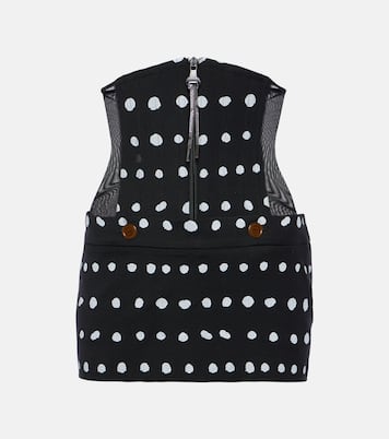 Minifalda Foam de lana virgen con lunares | Vivienne Westwood
