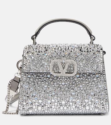 Schultertasche VSling Mini mit Kristallen | Valentino Garavani