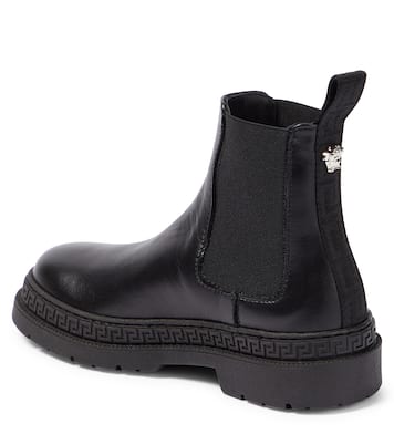 Bottines Chelsea Greca en cuir | Versace Kids