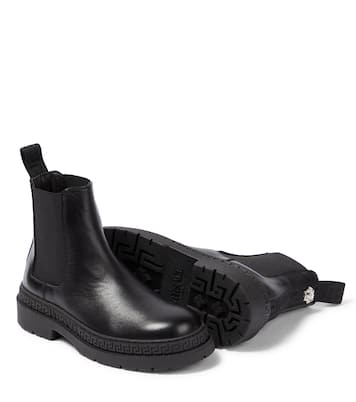 Bottines Chelsea Greca en cuir | Versace Kids