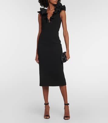 Midikleid Chloé aus Crêpe | Rebecca Vallance