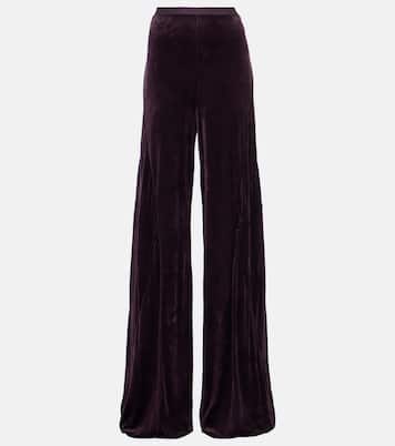 Pantaloni a gamba larga in velluto | Rick Owens