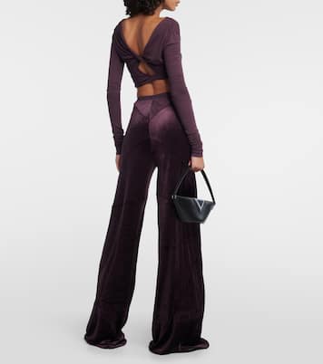 Pantaloni a gamba larga in velluto | Rick Owens