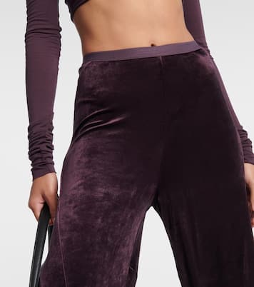 Pantaloni a gamba larga in velluto | Rick Owens