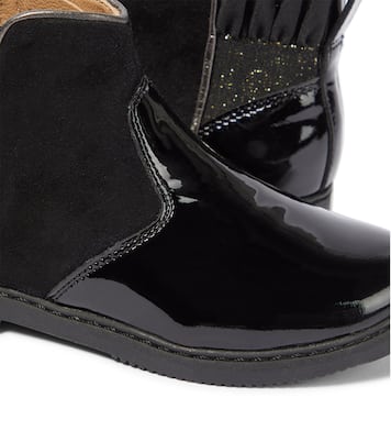 Stivaletti in vernice e suede | Pom d'Api