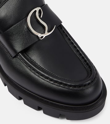 CL Moc Lug leather loafers | Christian Louboutin