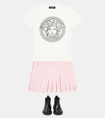 Falda Barocco plisada | Versace Kids