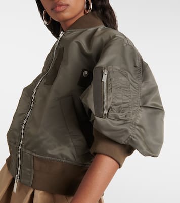 Zipped bomber jacket | Sacai