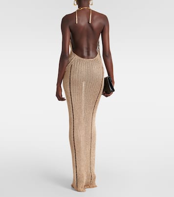 Halterneck chainmail gown | Tom Ford