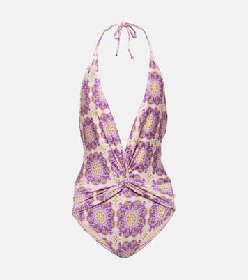 Bañador Exotic Coral estampado | Adriana Degreas