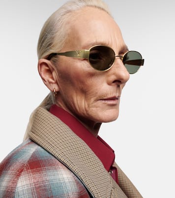 Ovale Sonnenbrille Triomphe Metal 01 | Celine Eyewear