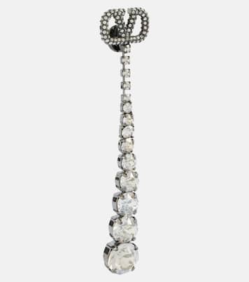 VLogo Signature embellished drop earrings | Valentino