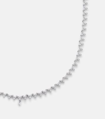 Collier en or blanc 18 ct et diamants | Persée