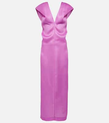 Robe midi Ima en soie | Khaite