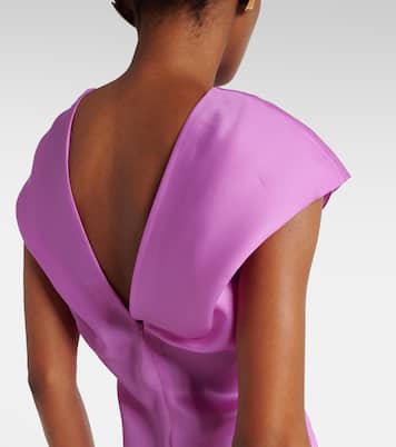 Robe midi Ima en soie | Khaite