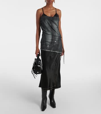 Schultertasche Multipocket aus Leder | Acne Studios