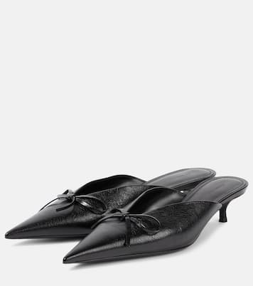 Mules Knife Bow en cuir | Balenciaga