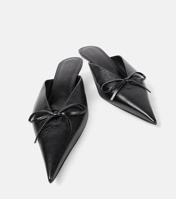Mules Knife Bow en cuir | Balenciaga