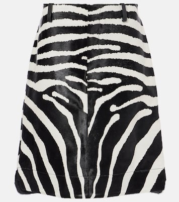 Falda midi Tozzi de pelo de becerro  | Jacquemus