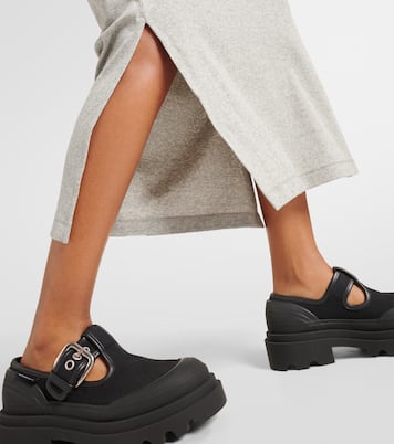 Midikleid aus Rippstrick | Ganni