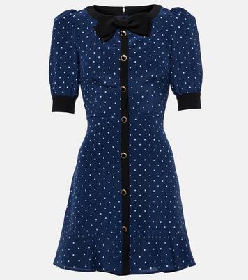 Miniabito in seta a pois | Alessandra Rich