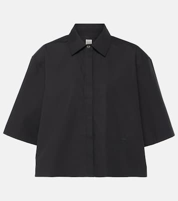 Cropped-Hemd aus Baumwolle | Toteme