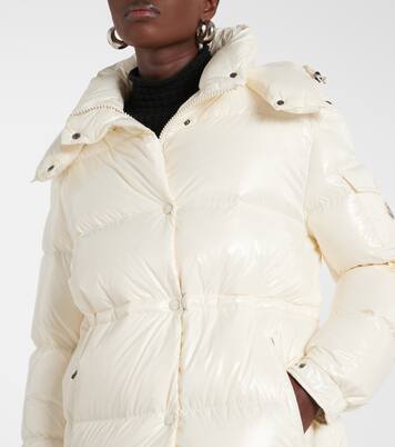 Cavettaz down coat in white Moncler Mytheresa