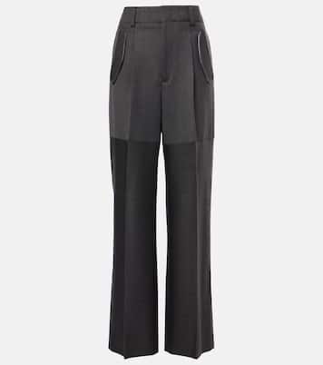 Weite Hose aus Wolle | Victoria Beckham
