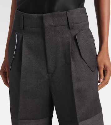 Weite Hose aus Wolle | Victoria Beckham