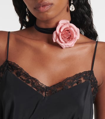 Floral-appliqué headband | Jennifer Behr