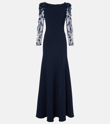 Robe longue Midnight à ornements | Jenny Packham