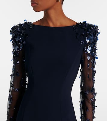 Robe longue Midnight à ornements | Jenny Packham