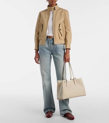 Borsa GG Emblem Medium con pelle | Gucci