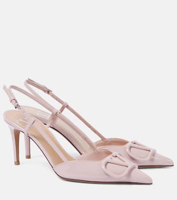 Escarpins Vlogo Signature 80 en cuir | Valentino Garavani