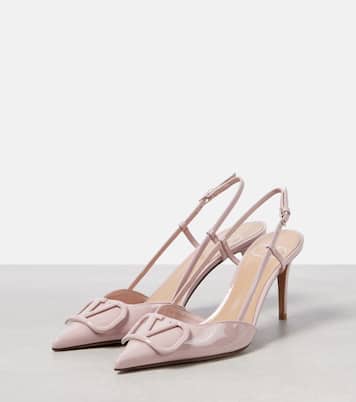 Escarpins Vlogo Signature 80 en cuir | Valentino Garavani