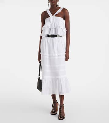 Jupe longue Diya en coton mélangé | Marant Etoile