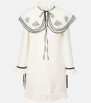 Besticktes Minikleid aus Crepe Couture | Valentino
