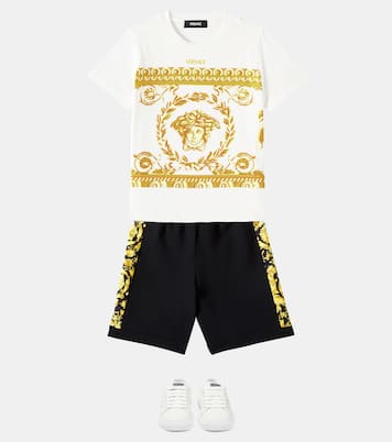 T-shirt Medusa ‘95 in jersey di cotone | Versace Kids