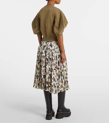 Top en jersey de mezcla de algodón | Sacai