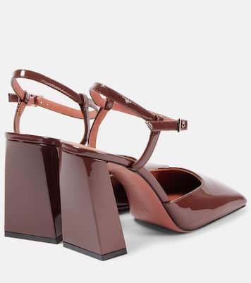 Escarpins Charlotte 95 en cuir verni | Amina Muaddi