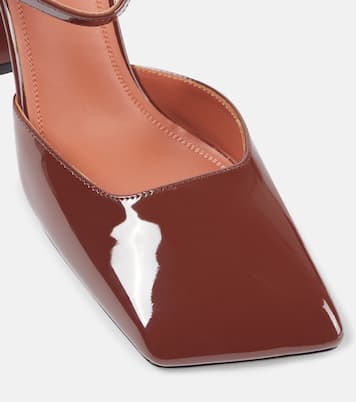 Escarpins Charlotte 95 en cuir verni | Amina Muaddi