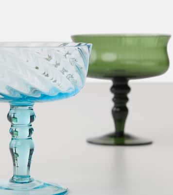 Set of 6 champagne coupe glasses | Bitossi