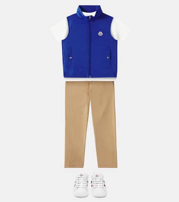Camiseta en jersey de algodón con logo | Moncler Enfant