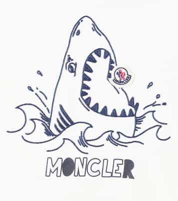 Camiseta en jersey de algodón con logo | Moncler Enfant