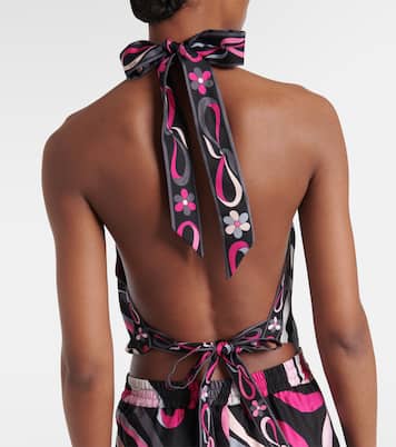 Top Marmo in twill di seta | Pucci